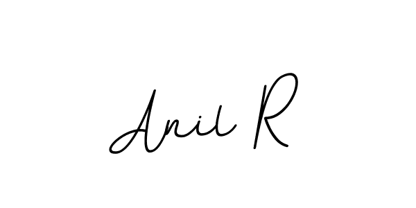 Design your own signature with our free online signature maker. With this signature software, you can create a handwritten (BallpointsItalic-DORy9) signature for name Anil R. Anil R signature style 11 images and pictures png