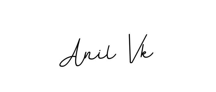 Anil Vk stylish signature style. Best Handwritten Sign (BallpointsItalic-DORy9) for my name. Handwritten Signature Collection Ideas for my name Anil Vk. Anil Vk signature style 11 images and pictures png