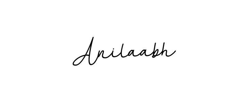 How to make Anilaabh name signature. Use BallpointsItalic-DORy9 style for creating short signs online. This is the latest handwritten sign. Anilaabh signature style 11 images and pictures png