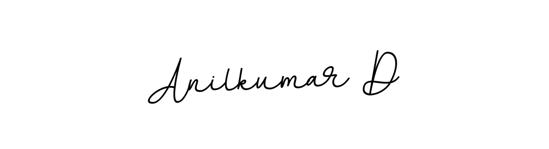 Make a beautiful signature design for name Anilkumar D. With this signature (BallpointsItalic-DORy9) style, you can create a handwritten signature for free. Anilkumar D signature style 11 images and pictures png