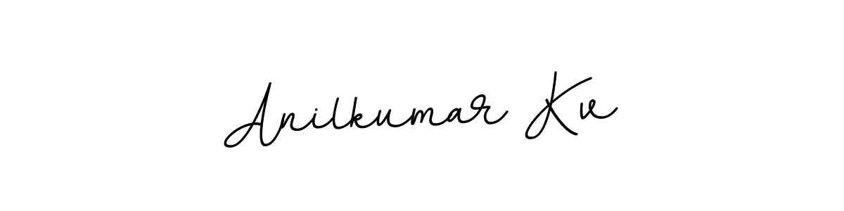 How to make Anilkumar Kv name signature. Use BallpointsItalic-DORy9 style for creating short signs online. This is the latest handwritten sign. Anilkumar Kv signature style 11 images and pictures png