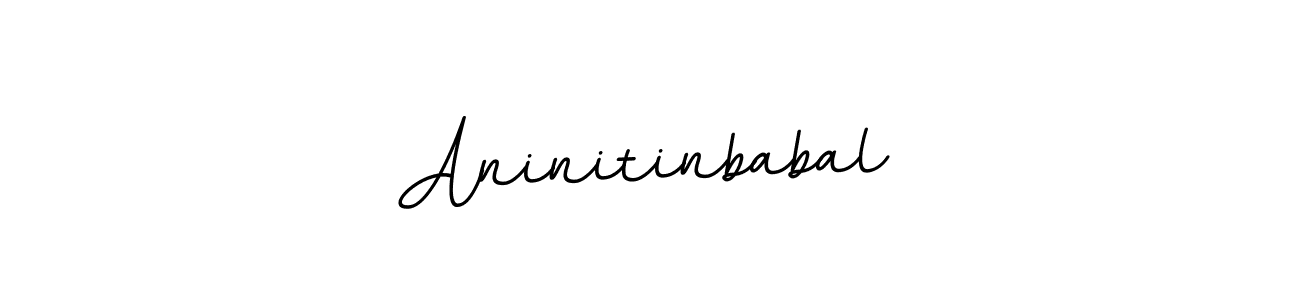 Design your own signature with our free online signature maker. With this signature software, you can create a handwritten (BallpointsItalic-DORy9) signature for name Aninitinbabal. Aninitinbabal signature style 11 images and pictures png