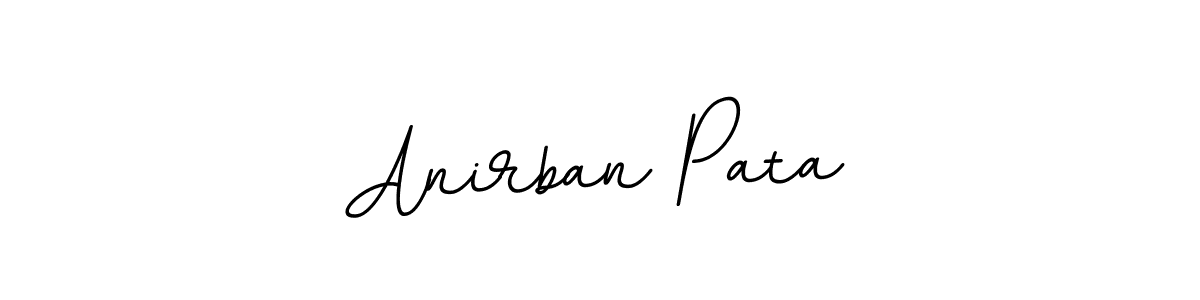 Use a signature maker to create a handwritten signature online. With this signature software, you can design (BallpointsItalic-DORy9) your own signature for name Anirban Pata. Anirban Pata signature style 11 images and pictures png