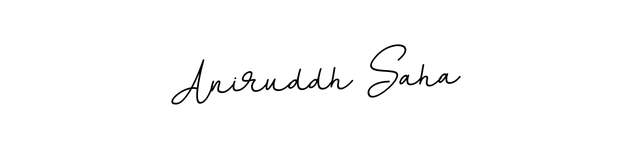Create a beautiful signature design for name Aniruddh Saha. With this signature (BallpointsItalic-DORy9) fonts, you can make a handwritten signature for free. Aniruddh Saha signature style 11 images and pictures png