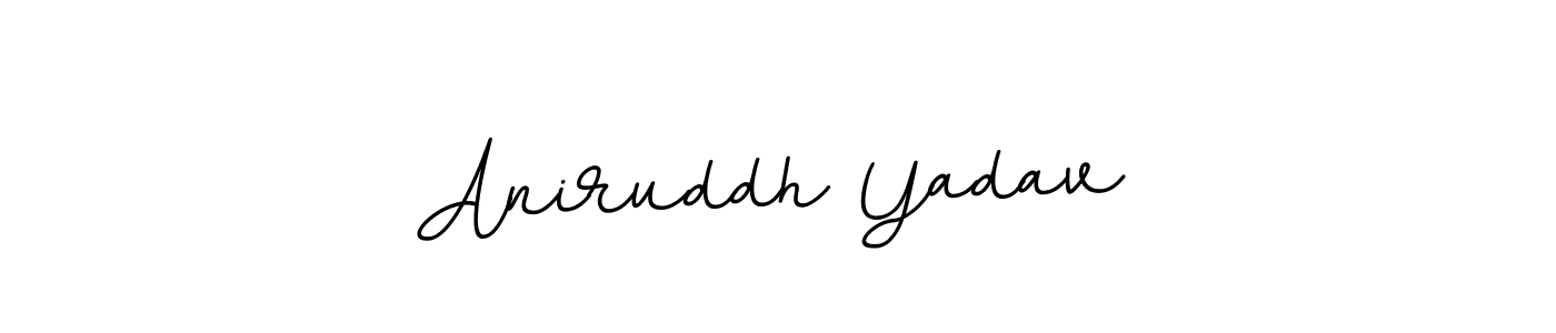 Aniruddh Yadav stylish signature style. Best Handwritten Sign (BallpointsItalic-DORy9) for my name. Handwritten Signature Collection Ideas for my name Aniruddh Yadav. Aniruddh Yadav signature style 11 images and pictures png