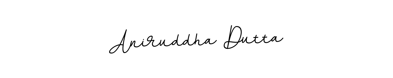 Use a signature maker to create a handwritten signature online. With this signature software, you can design (BallpointsItalic-DORy9) your own signature for name Aniruddha Dutta. Aniruddha Dutta signature style 11 images and pictures png