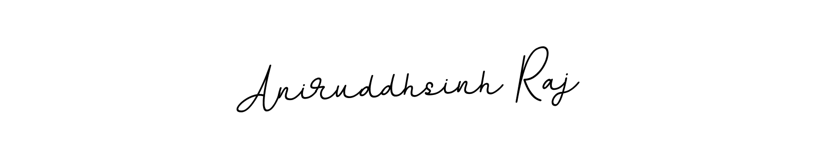 How to make Aniruddhsinh Raj name signature. Use BallpointsItalic-DORy9 style for creating short signs online. This is the latest handwritten sign. Aniruddhsinh Raj signature style 11 images and pictures png