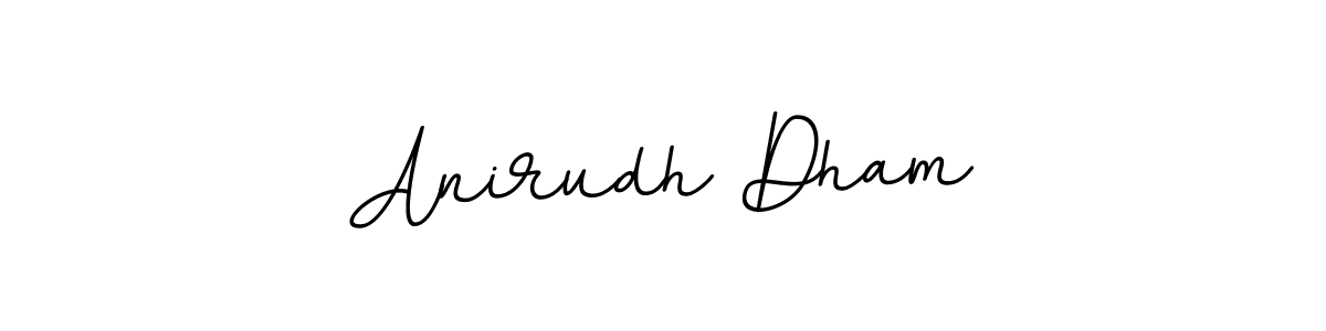 Anirudh Dham stylish signature style. Best Handwritten Sign (BallpointsItalic-DORy9) for my name. Handwritten Signature Collection Ideas for my name Anirudh Dham. Anirudh Dham signature style 11 images and pictures png