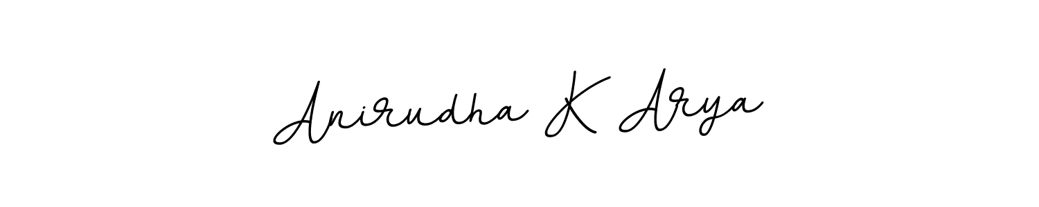 Create a beautiful signature design for name Anirudha K Arya. With this signature (BallpointsItalic-DORy9) fonts, you can make a handwritten signature for free. Anirudha K Arya signature style 11 images and pictures png