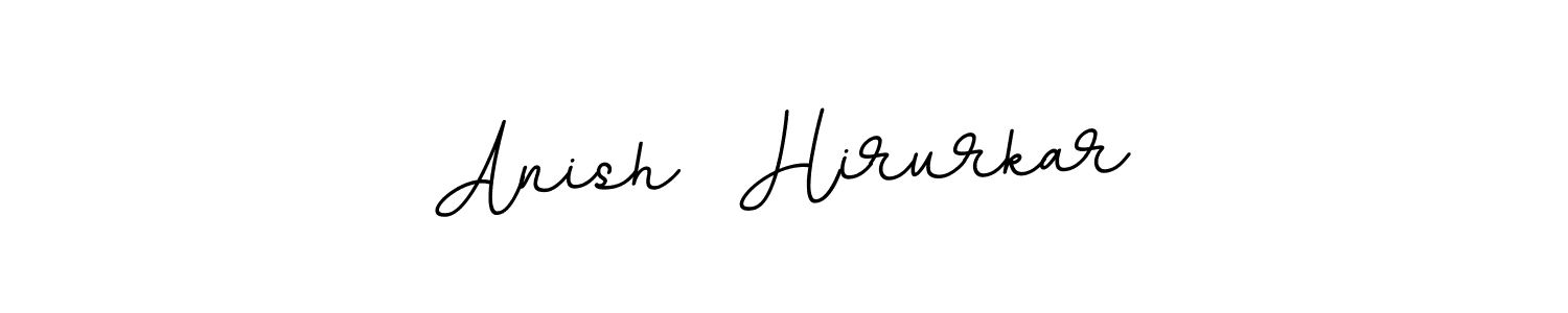 Use a signature maker to create a handwritten signature online. With this signature software, you can design (BallpointsItalic-DORy9) your own signature for name Anish  Hirurkar. Anish  Hirurkar signature style 11 images and pictures png