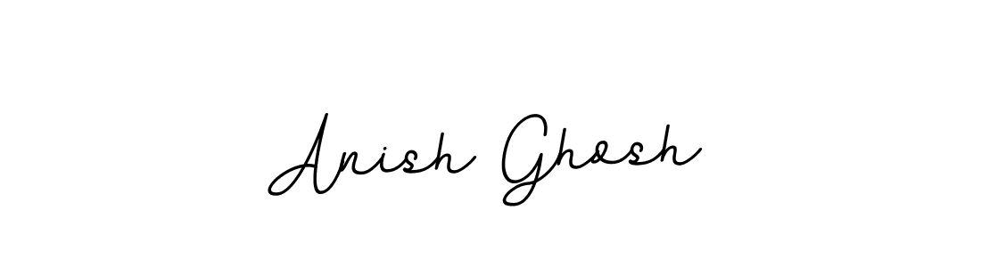Design your own signature with our free online signature maker. With this signature software, you can create a handwritten (BallpointsItalic-DORy9) signature for name Anish Ghosh. Anish Ghosh signature style 11 images and pictures png