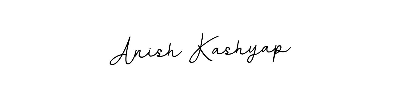 Use a signature maker to create a handwritten signature online. With this signature software, you can design (BallpointsItalic-DORy9) your own signature for name Anish Kashyap. Anish Kashyap signature style 11 images and pictures png