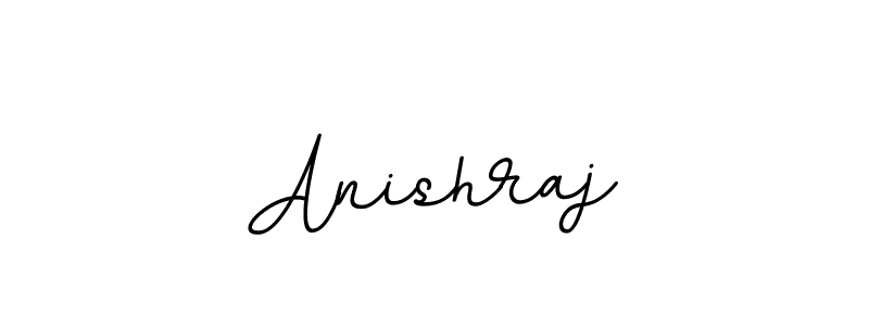 How to make Anishraj name signature. Use BallpointsItalic-DORy9 style for creating short signs online. This is the latest handwritten sign. Anishraj signature style 11 images and pictures png