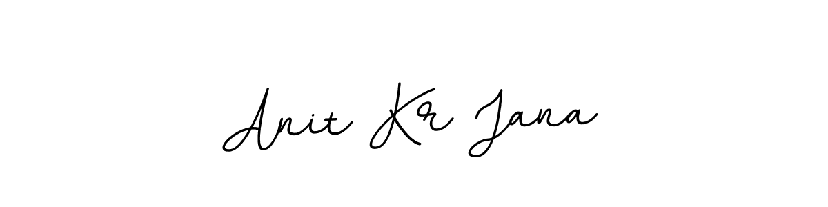 How to make Anit Kr Jana name signature. Use BallpointsItalic-DORy9 style for creating short signs online. This is the latest handwritten sign. Anit Kr Jana signature style 11 images and pictures png