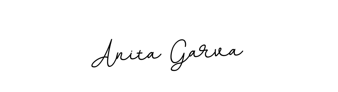 Create a beautiful signature design for name Anita Garva. With this signature (BallpointsItalic-DORy9) fonts, you can make a handwritten signature for free. Anita Garva signature style 11 images and pictures png