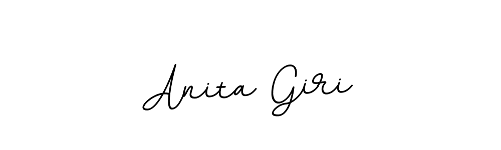Create a beautiful signature design for name Anita Giri. With this signature (BallpointsItalic-DORy9) fonts, you can make a handwritten signature for free. Anita Giri signature style 11 images and pictures png