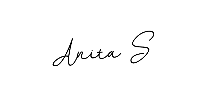 Also You can easily find your signature by using the search form. We will create Anita S name handwritten signature images for you free of cost using BallpointsItalic-DORy9 sign style. Anita S signature style 11 images and pictures png