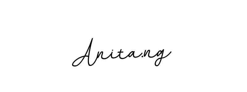 Use a signature maker to create a handwritten signature online. With this signature software, you can design (BallpointsItalic-DORy9) your own signature for name Anita.ng. Anita.ng signature style 11 images and pictures png