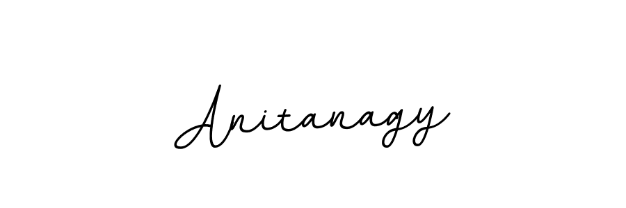 Anitanagy stylish signature style. Best Handwritten Sign (BallpointsItalic-DORy9) for my name. Handwritten Signature Collection Ideas for my name Anitanagy. Anitanagy signature style 11 images and pictures png