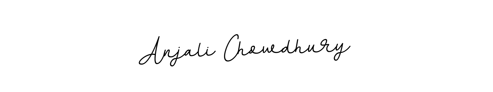 How to make Anjali Chowdhury name signature. Use BallpointsItalic-DORy9 style for creating short signs online. This is the latest handwritten sign. Anjali Chowdhury signature style 11 images and pictures png