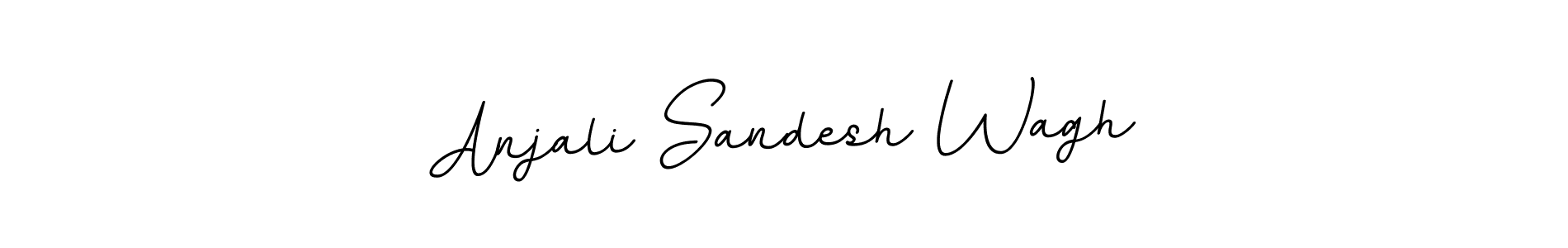Make a beautiful signature design for name Anjali Sandesh Wagh. Use this online signature maker to create a handwritten signature for free. Anjali Sandesh Wagh signature style 11 images and pictures png