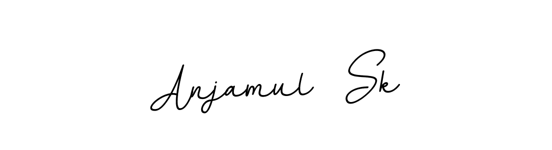 Anjamul  Sk stylish signature style. Best Handwritten Sign (BallpointsItalic-DORy9) for my name. Handwritten Signature Collection Ideas for my name Anjamul  Sk. Anjamul  Sk signature style 11 images and pictures png