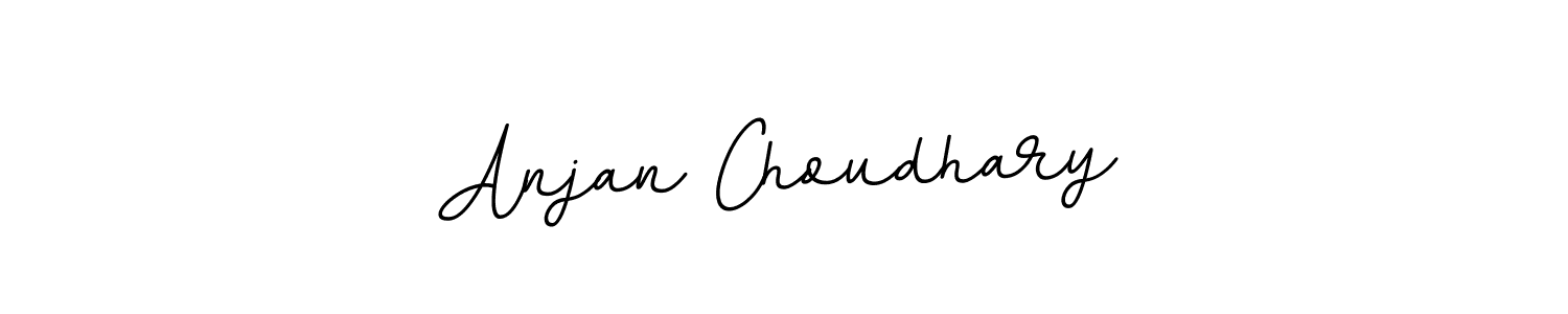 Make a beautiful signature design for name Anjan Choudhary. With this signature (BallpointsItalic-DORy9) style, you can create a handwritten signature for free. Anjan Choudhary signature style 11 images and pictures png