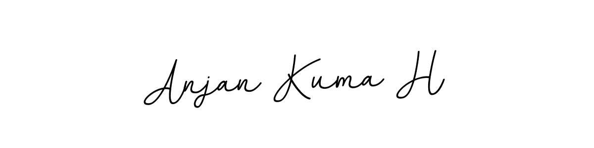 Create a beautiful signature design for name Anjan Kuma H. With this signature (BallpointsItalic-DORy9) fonts, you can make a handwritten signature for free. Anjan Kuma H signature style 11 images and pictures png