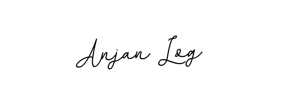Anjan Log stylish signature style. Best Handwritten Sign (BallpointsItalic-DORy9) for my name. Handwritten Signature Collection Ideas for my name Anjan Log. Anjan Log signature style 11 images and pictures png