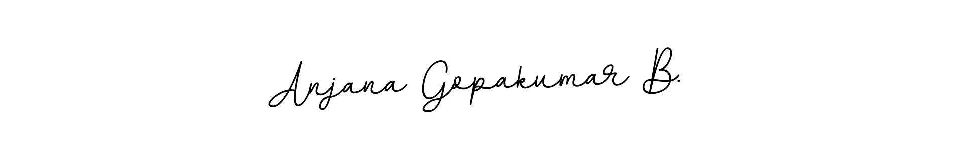 Here are the top 10 professional signature styles for the name Anjana Gopakumar B.. These are the best autograph styles you can use for your name. Anjana Gopakumar B. signature style 11 images and pictures png