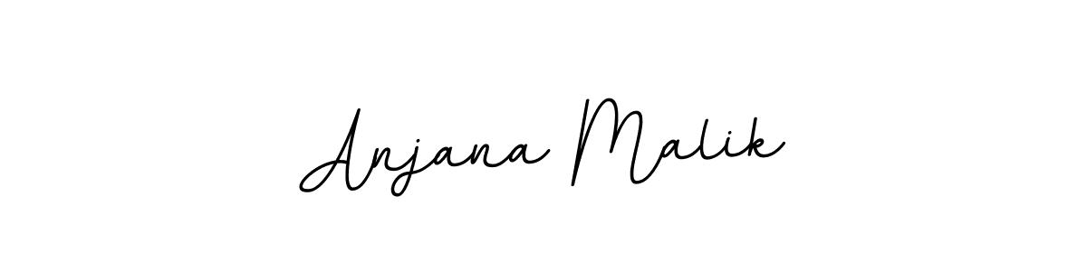 You should practise on your own different ways (BallpointsItalic-DORy9) to write your name (Anjana Malik) in signature. don't let someone else do it for you. Anjana Malik signature style 11 images and pictures png