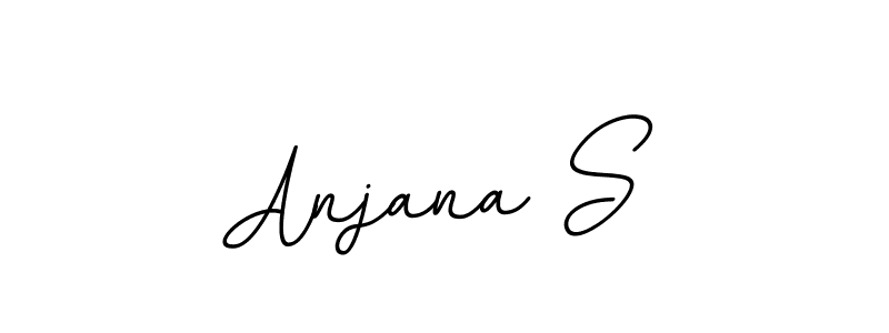 It looks lik you need a new signature style for name Anjana S. Design unique handwritten (BallpointsItalic-DORy9) signature with our free signature maker in just a few clicks. Anjana S signature style 11 images and pictures png