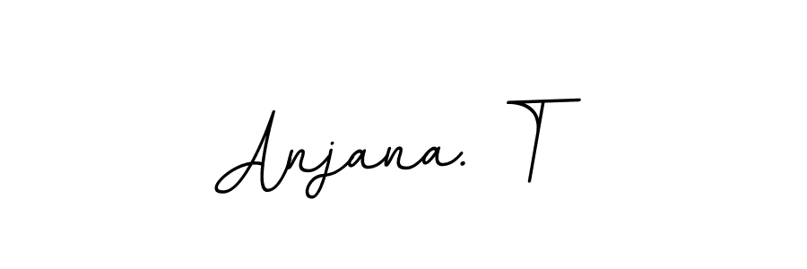 Also we have Anjana. T name is the best signature style. Create professional handwritten signature collection using BallpointsItalic-DORy9 autograph style. Anjana. T signature style 11 images and pictures png