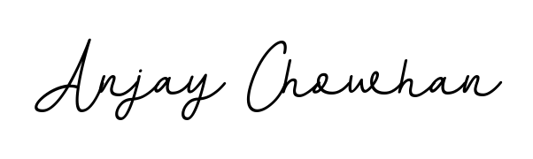 Transform the name Anjay Chowhan into a signature masterpiece using BallpointsItalic-DORy9 font. Ideal for photographers, artists, and creators looking for watermarks. Anjay Chowhan signature style 11 images and pictures png