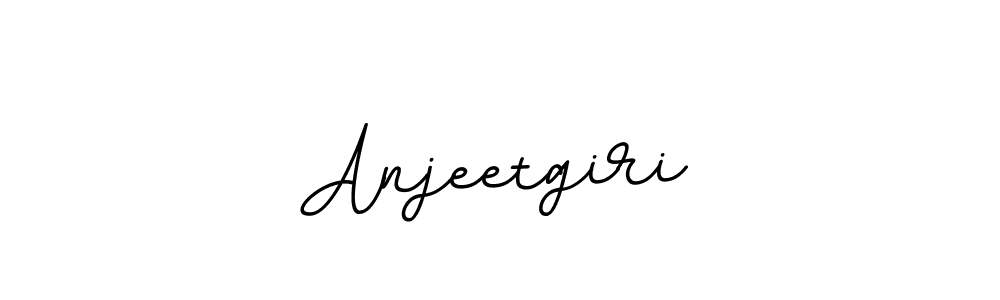 Create a beautiful signature design for name Anjeetgiri. With this signature (BallpointsItalic-DORy9) fonts, you can make a handwritten signature for free. Anjeetgiri signature style 11 images and pictures png