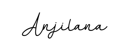 Stand out with a creative autograph for Anjilana. The BallpointsItalic-DORy9 styling blends modern aesthetics with classic signature flourishes. Anjilana signature style 11 images and pictures png