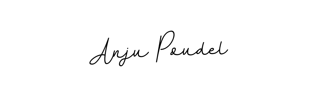 Create a beautiful signature design for name Anju Poudel. With this signature (BallpointsItalic-DORy9) fonts, you can make a handwritten signature for free. Anju Poudel signature style 11 images and pictures png