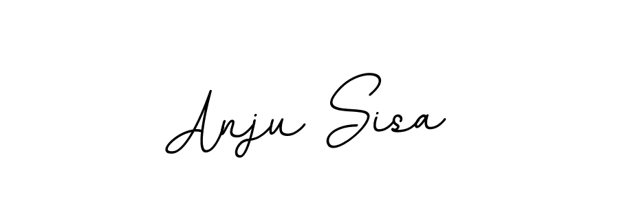 This is the best signature style for the Anju Sisa name. Also you like these signature font (BallpointsItalic-DORy9). Mix name signature. Anju Sisa signature style 11 images and pictures png