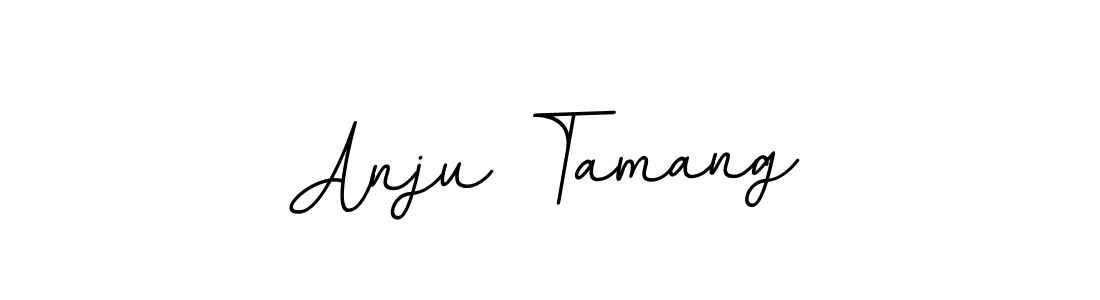 You should practise on your own different ways (BallpointsItalic-DORy9) to write your name (Anju Tamang) in signature. don't let someone else do it for you. Anju Tamang signature style 11 images and pictures png