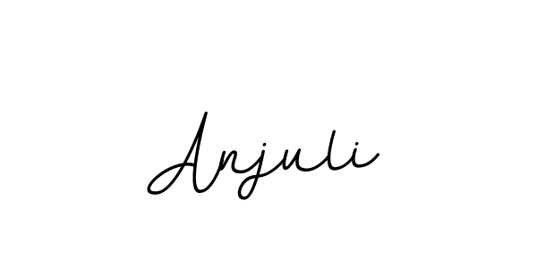 Create a beautiful signature design for name Anjuli. With this signature (BallpointsItalic-DORy9) fonts, you can make a handwritten signature for free. Anjuli signature style 11 images and pictures png