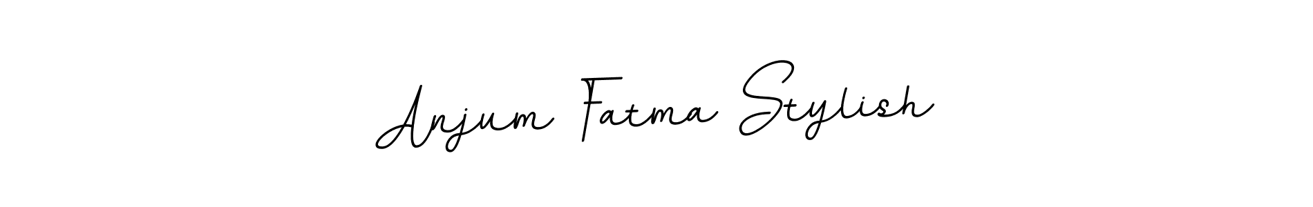 Make a beautiful signature design for name Anjum Fatma Stylish. With this signature (BallpointsItalic-DORy9) style, you can create a handwritten signature for free. Anjum Fatma Stylish signature style 11 images and pictures png