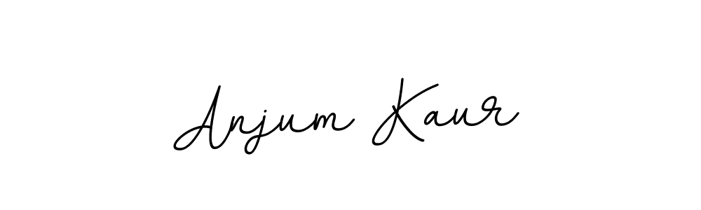 Use a signature maker to create a handwritten signature online. With this signature software, you can design (BallpointsItalic-DORy9) your own signature for name Anjum Kaur. Anjum Kaur signature style 11 images and pictures png