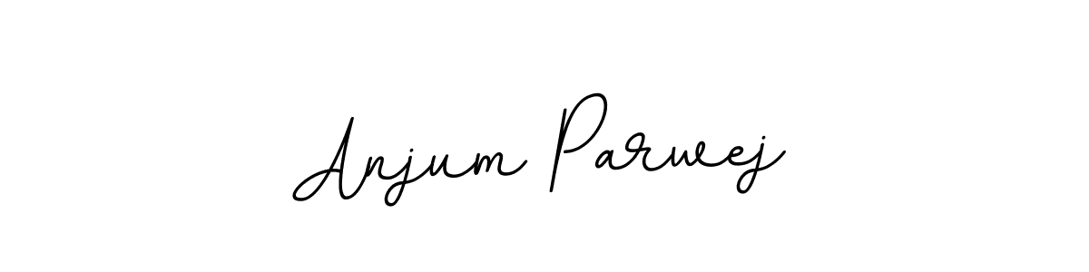 This is the best signature style for the Anjum Parwej name. Also you like these signature font (BallpointsItalic-DORy9). Mix name signature. Anjum Parwej signature style 11 images and pictures png