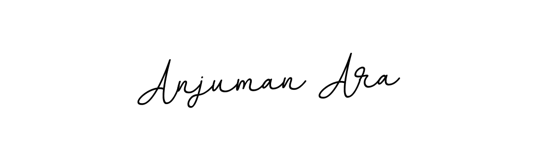 How to make Anjuman Ara name signature. Use BallpointsItalic-DORy9 style for creating short signs online. This is the latest handwritten sign. Anjuman Ara signature style 11 images and pictures png