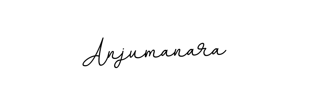 How to make Anjumanara name signature. Use BallpointsItalic-DORy9 style for creating short signs online. This is the latest handwritten sign. Anjumanara signature style 11 images and pictures png