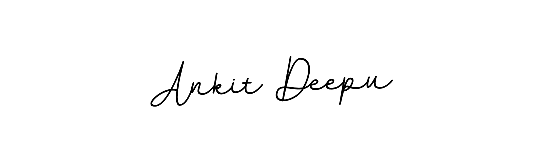 The best way (BallpointsItalic-DORy9) to make a short signature is to pick only two or three words in your name. The name Ankit Deepu include a total of six letters. For converting this name. Ankit Deepu signature style 11 images and pictures png