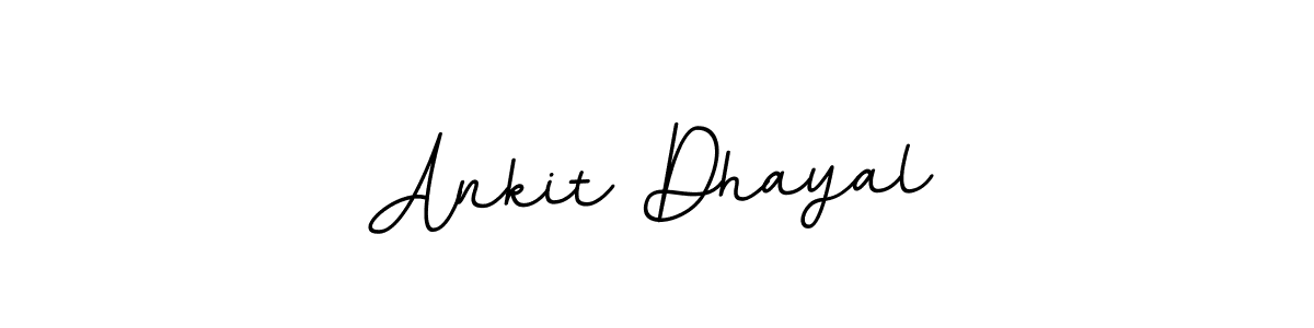 Create a beautiful signature design for name Ankit Dhayal. With this signature (BallpointsItalic-DORy9) fonts, you can make a handwritten signature for free. Ankit Dhayal signature style 11 images and pictures png