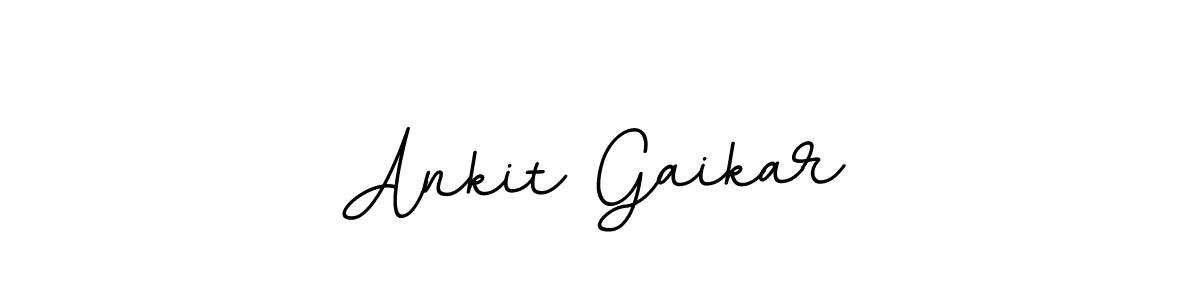 Design your own signature with our free online signature maker. With this signature software, you can create a handwritten (BallpointsItalic-DORy9) signature for name Ankit Gaikar. Ankit Gaikar signature style 11 images and pictures png