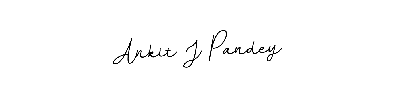 You should practise on your own different ways (BallpointsItalic-DORy9) to write your name (Ankit J Pandey) in signature. don't let someone else do it for you. Ankit J Pandey signature style 11 images and pictures png
