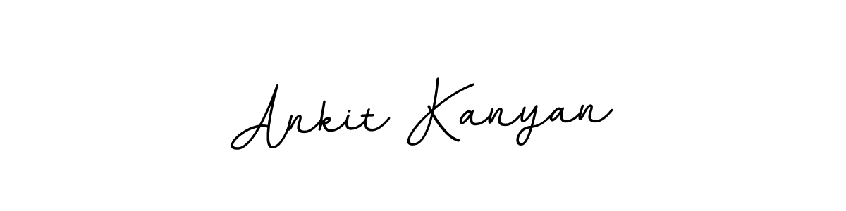 How to make Ankit Kanyan name signature. Use BallpointsItalic-DORy9 style for creating short signs online. This is the latest handwritten sign. Ankit Kanyan signature style 11 images and pictures png